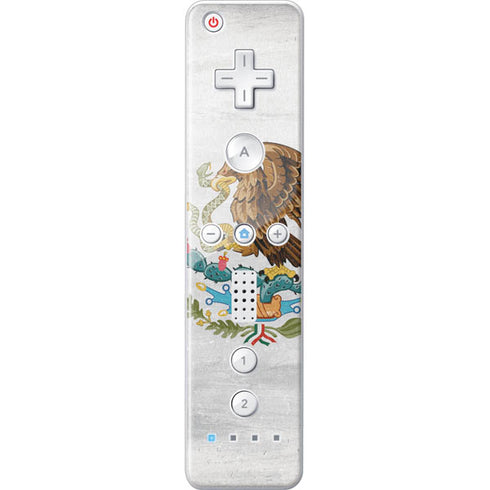Mexico Flag Distressed Wii Remote Controller Skin